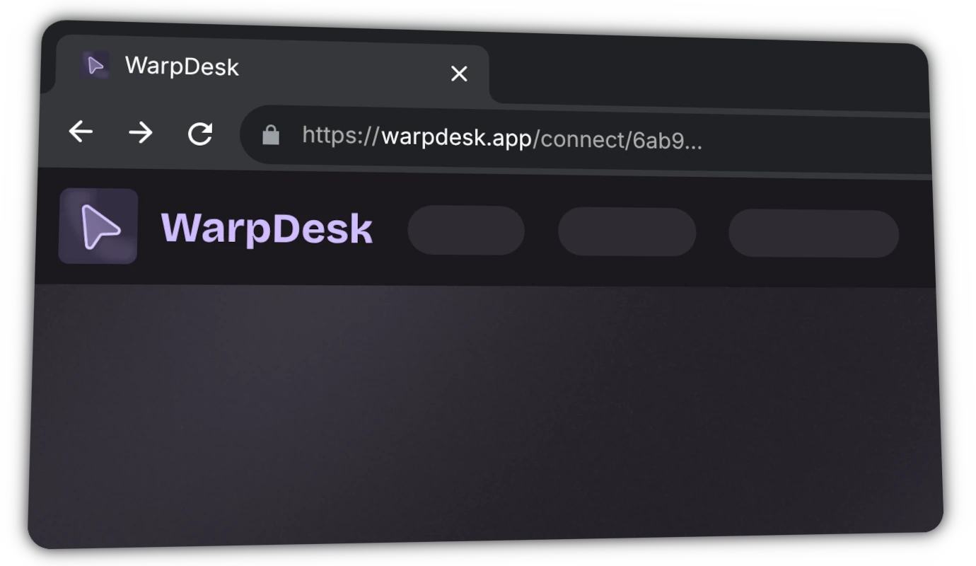 No client software